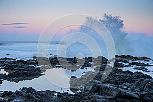 Wave Explodes Above Thors Well