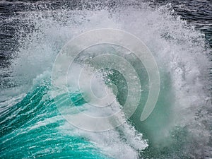 Wave explosion and drops