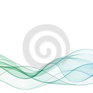 Wave in green colors. Abstract image. vector background. eps 10