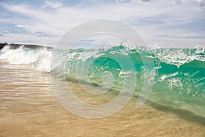 Wave on Karon Beach in Phuket, Thailand