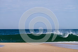 Wave in Leblon Beach - Rio de Janeiro, Brazil