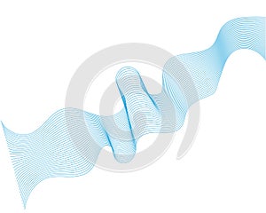 Wave line illustration vectors