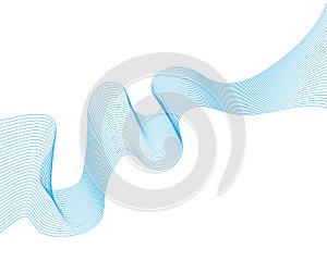 Wave line illustration vectors