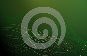 Wave Lines Digital Network Connection Internet Computer Technology Background