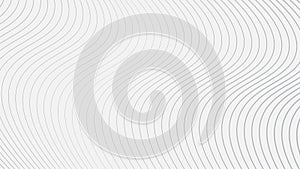 wave minimal linear monochrome abstract background. Vector curved lines pattern