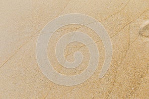 Wave pattern on brown sand background, nature sand pattern