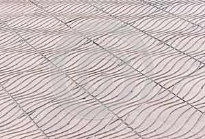 Wave pattern of stone tile