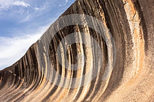 Wave Rock formation in Western Australia near Hyden city