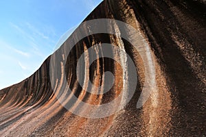 The Wave rock in Hyden Western Australia