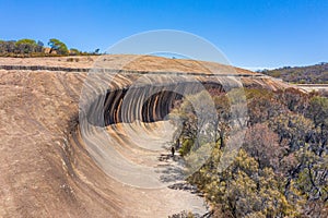 Wave rock near Hyden, Australia