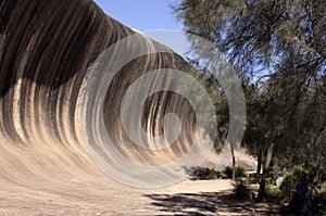 Wave Rock near Hyden, WA, Australia