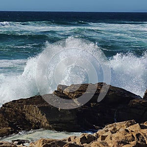 Wave rock ocean saltspray