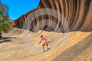 Wave Rock surfing