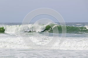 Wave at Rudder Beach in Copacabana in Rio de Janeiro