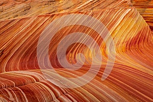 The Wave sandstone formation in Arizona