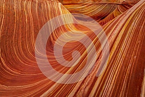 The Wave sandstone formation in Arizona