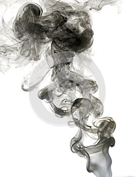 Wave and smoke background