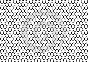 Wave spiral illusion pattern