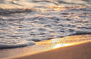 wave splash sea beach macro