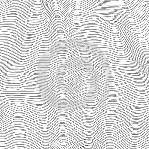 Wave Stripe Background. Grunge Line Textured Pattern