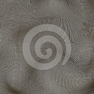 Wave Stripe Background. Grunge Line Textured Pattern