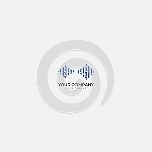 Wave studio logo letter S S logo