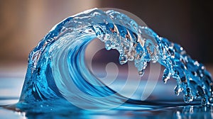 Wave on Table Close Up