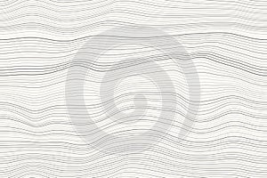 Wave texture. Seamless vector pattern with smooth transition between lines. Different thickness and saturation of the line.