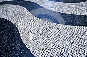 Wave Tiles in Senate Square - Macau, China