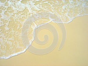 Wave Washing on Whitehaven Beach