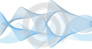 Wave on white background