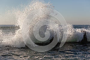 Wave White Water Crashing