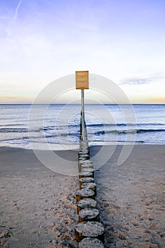 Wavebreaker - Baltic Sea wooden wavebreakers