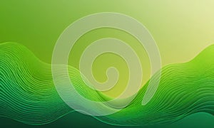 Waveform Shapes in Green Spring green