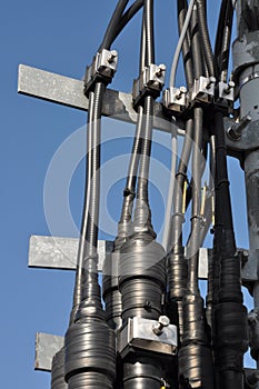 The waveguide cable networks