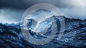 A wavering fluctuating wave highlighting the everchanging nature of the crypto market photo