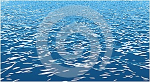 Illustration of waves sea ocean lake water surface photo