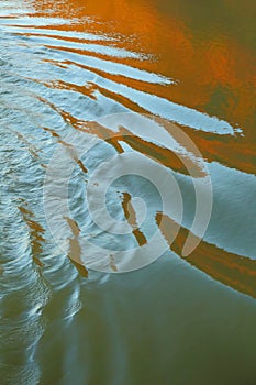 Waves as abstract background