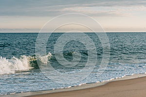 Waves in the Atlantic Ocean, at Hither Hills State Park, Montauk, New York photo