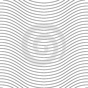 Waves. Background of the waves. Seamless texture of waves. Wavy lines. Vector pattern of wavy lines. Soft background