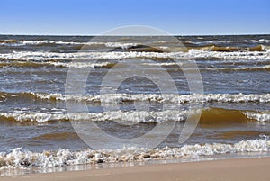 Waves, Baltic Sea, Jurmala, Latvia