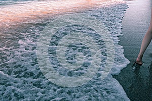 Waves at the beach