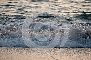 waves on the beach