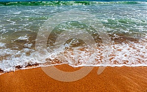 Waves on the beach in Florida