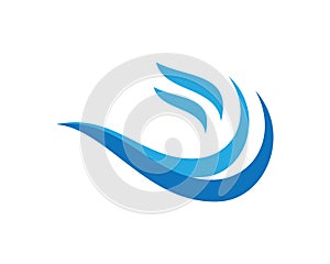 Waves beach logo and symbols