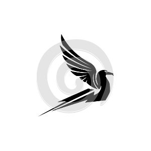 Falcon Wing Logo Template vector icon design