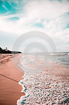 Amazing view of the waves in Cali.