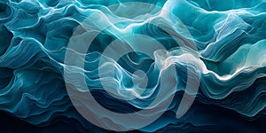 Waves of color in flowing patterns create a mesmerizing visual experience. Generative AI