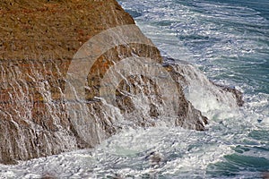 Waves Crashing Ashore at Wilder State Beach