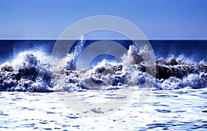 Waves Crashing Hard photo